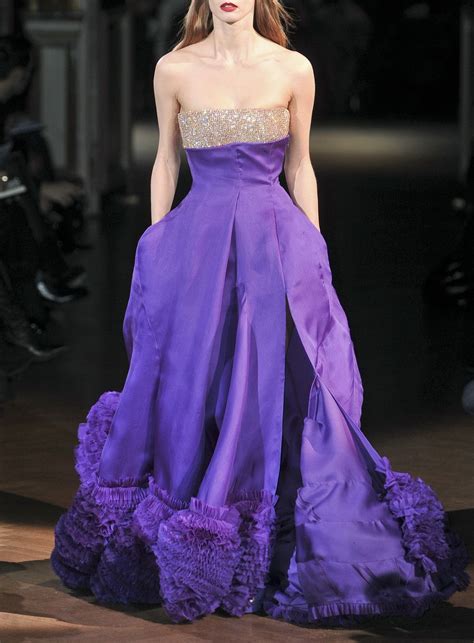 givenchy evening gowns runway|givenchy purple dresses.